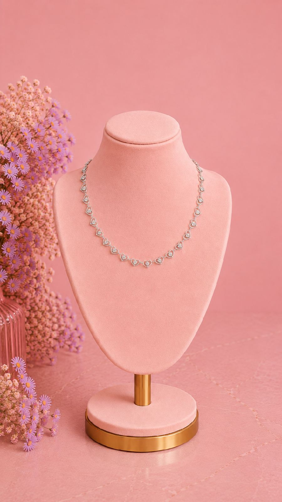 Chocker Corações